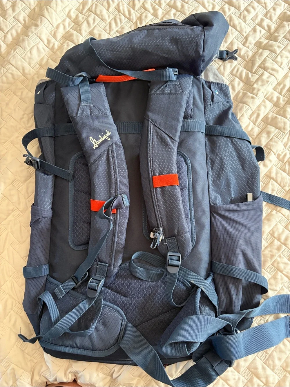 Slumberjack Backpack with Orange Trim 50L